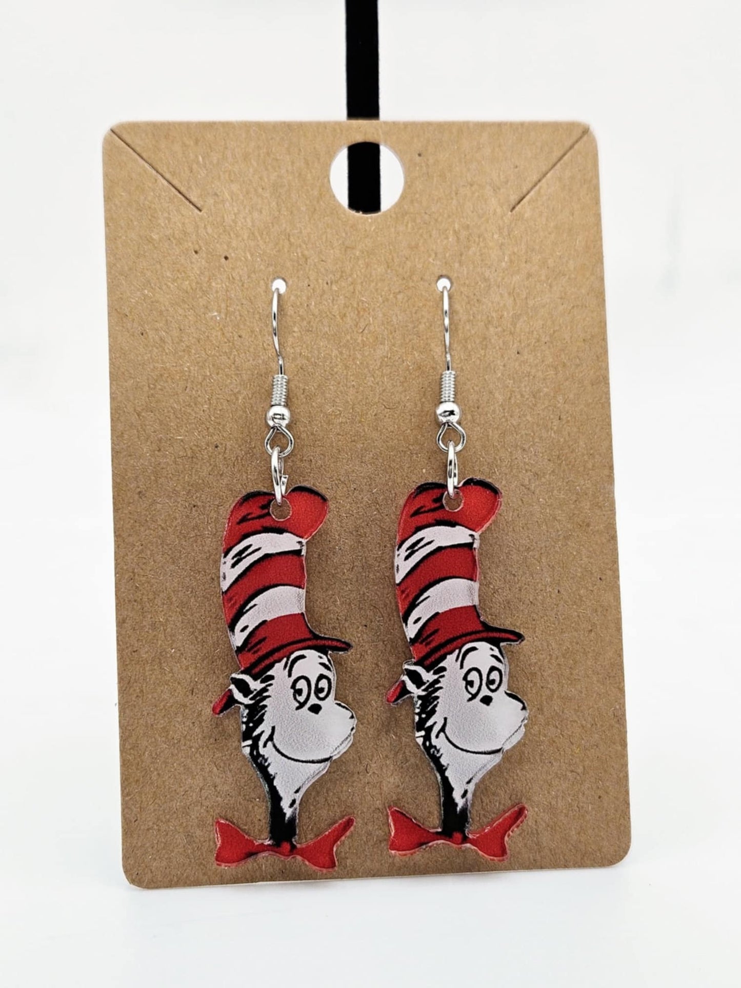 Reading Cat Earrings
