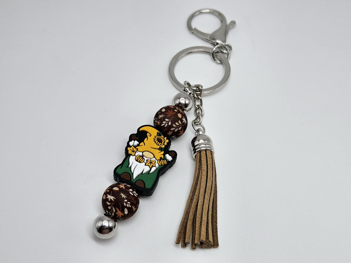 Fall Gnome Keychain w/ Tassel