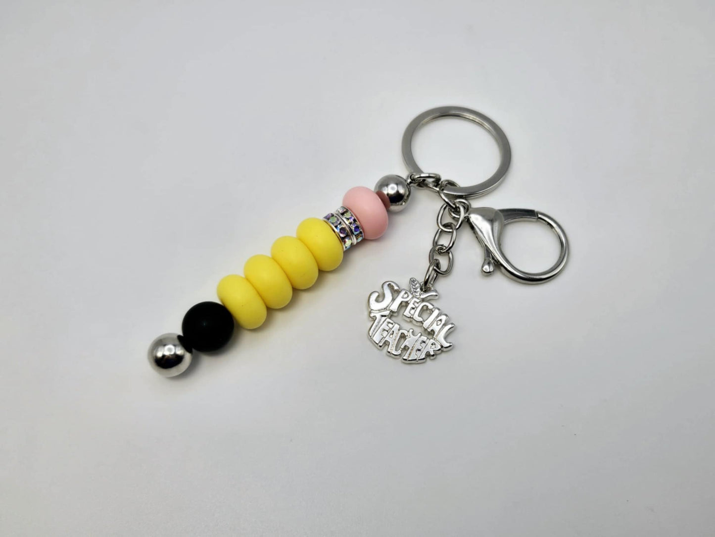 Pencil Keychain w/ "Special Teacher" Charm