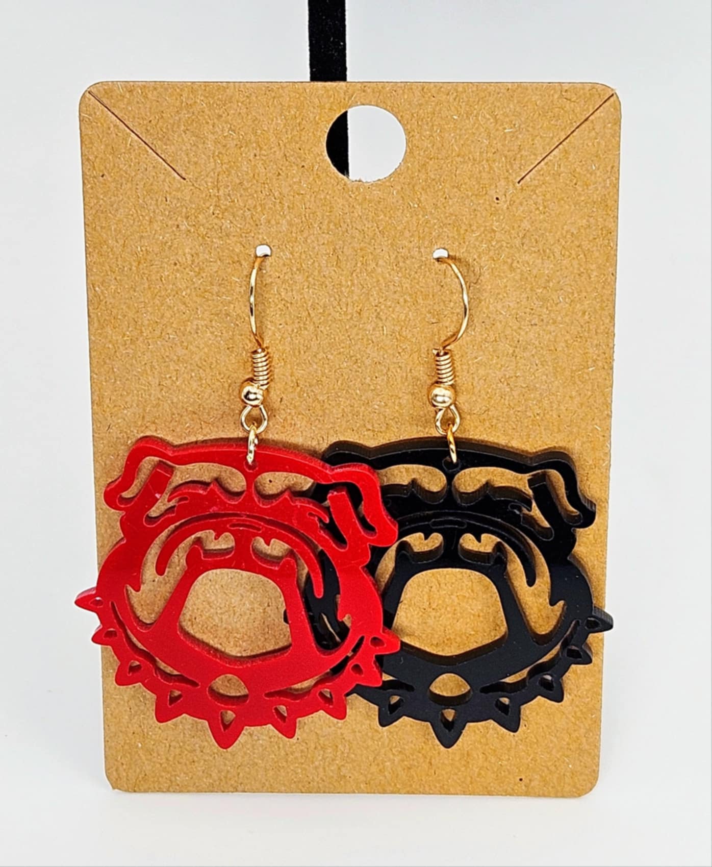 Bulldog Earrings