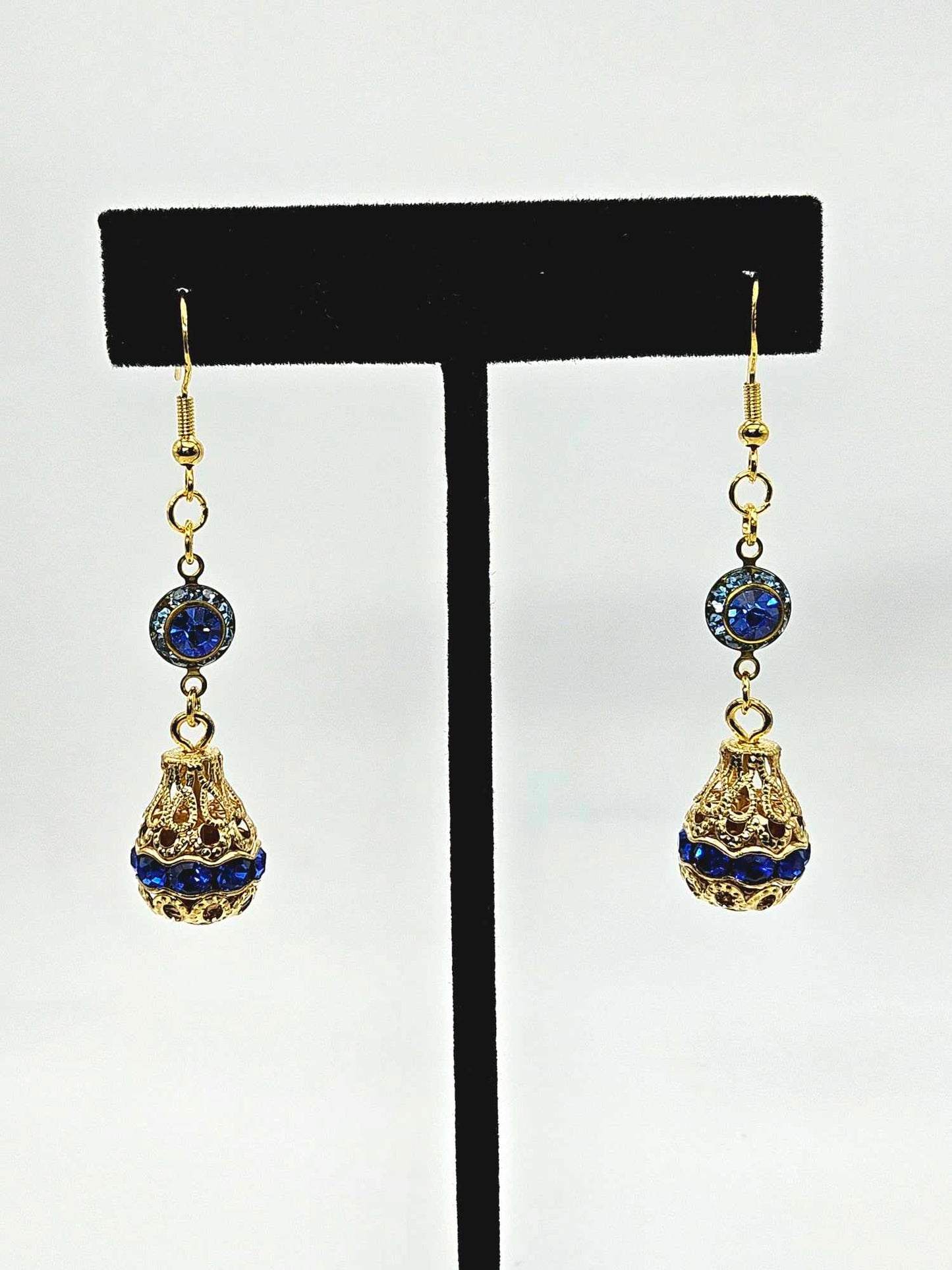 Vintage Majestic Sapphire Earrings