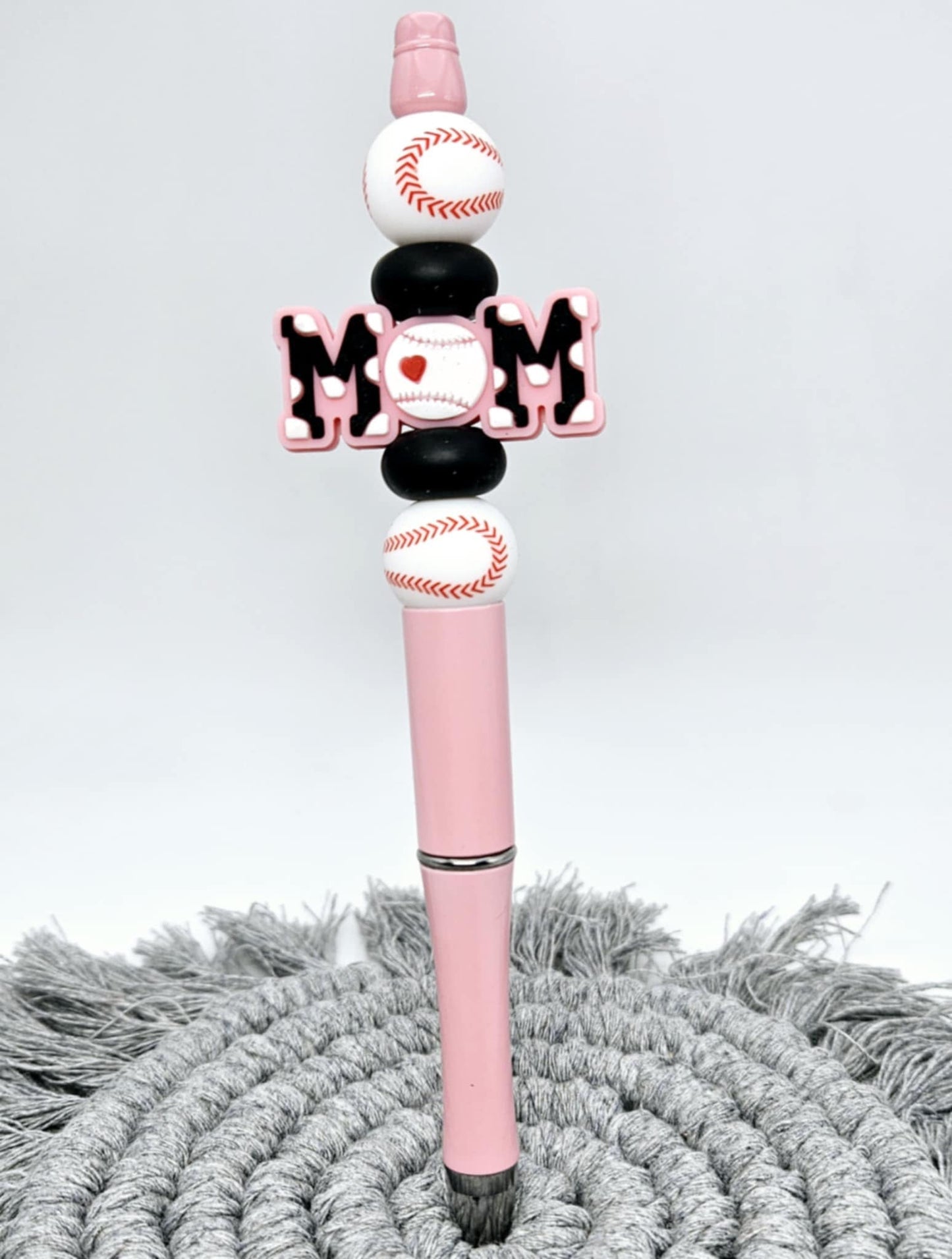 Baseball Mom Beaded Pen