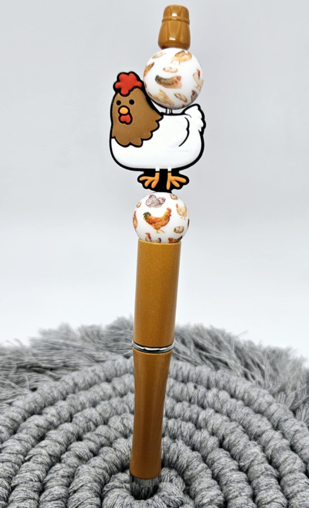 Chicken Beaded Pen