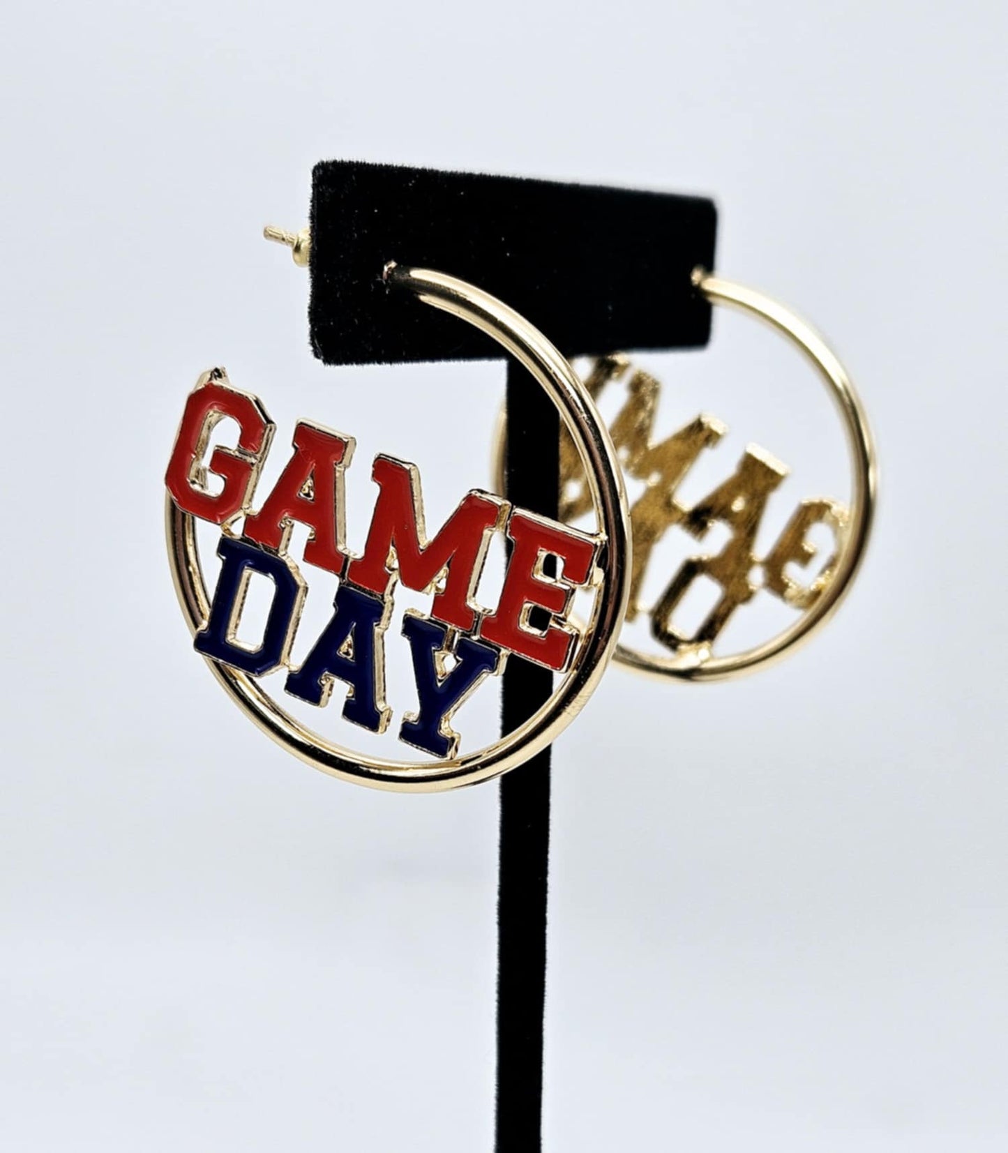 Red & Blue "Game Day" Earrings