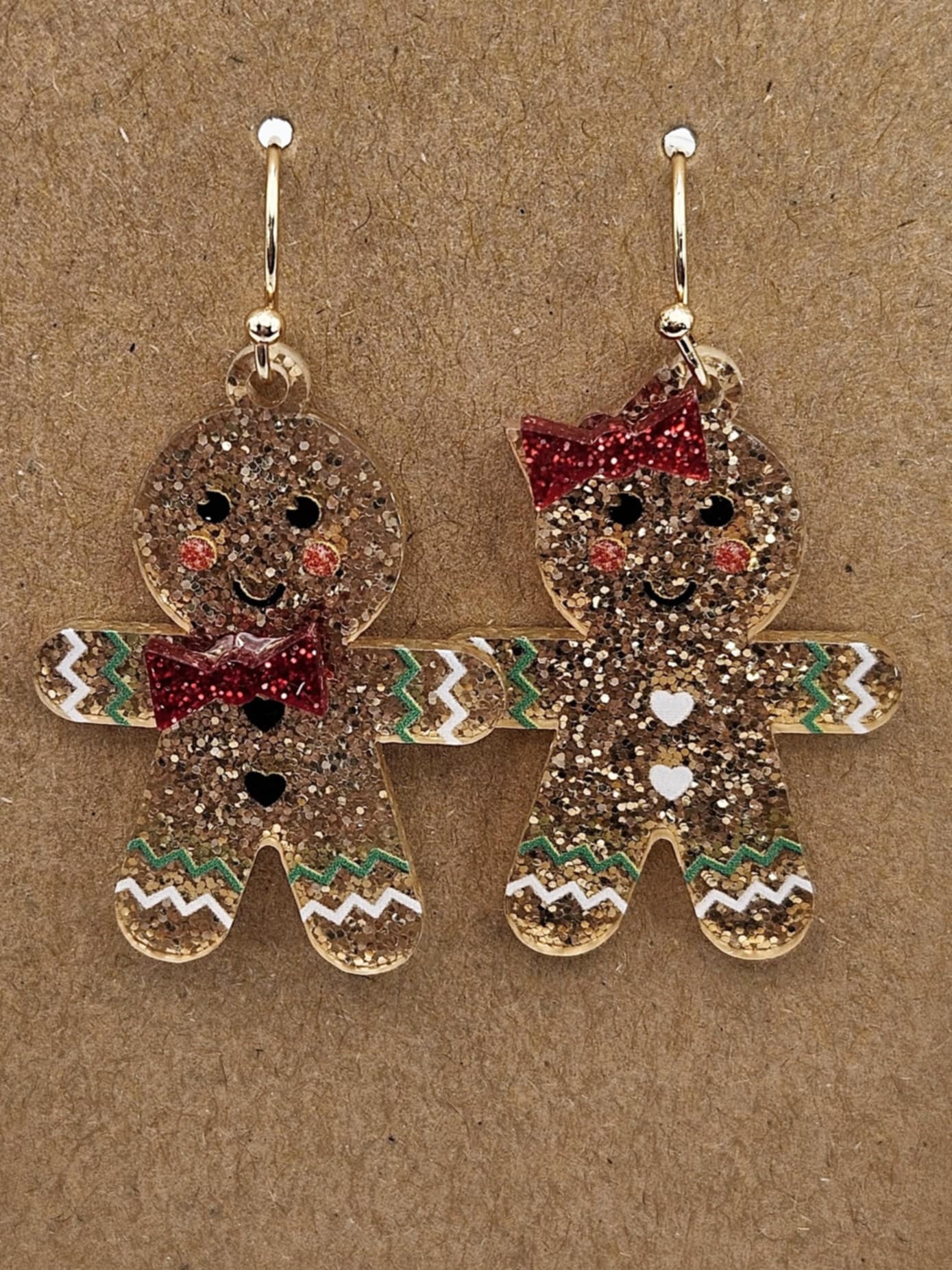 Boy/Girl Gingerbread Earrings