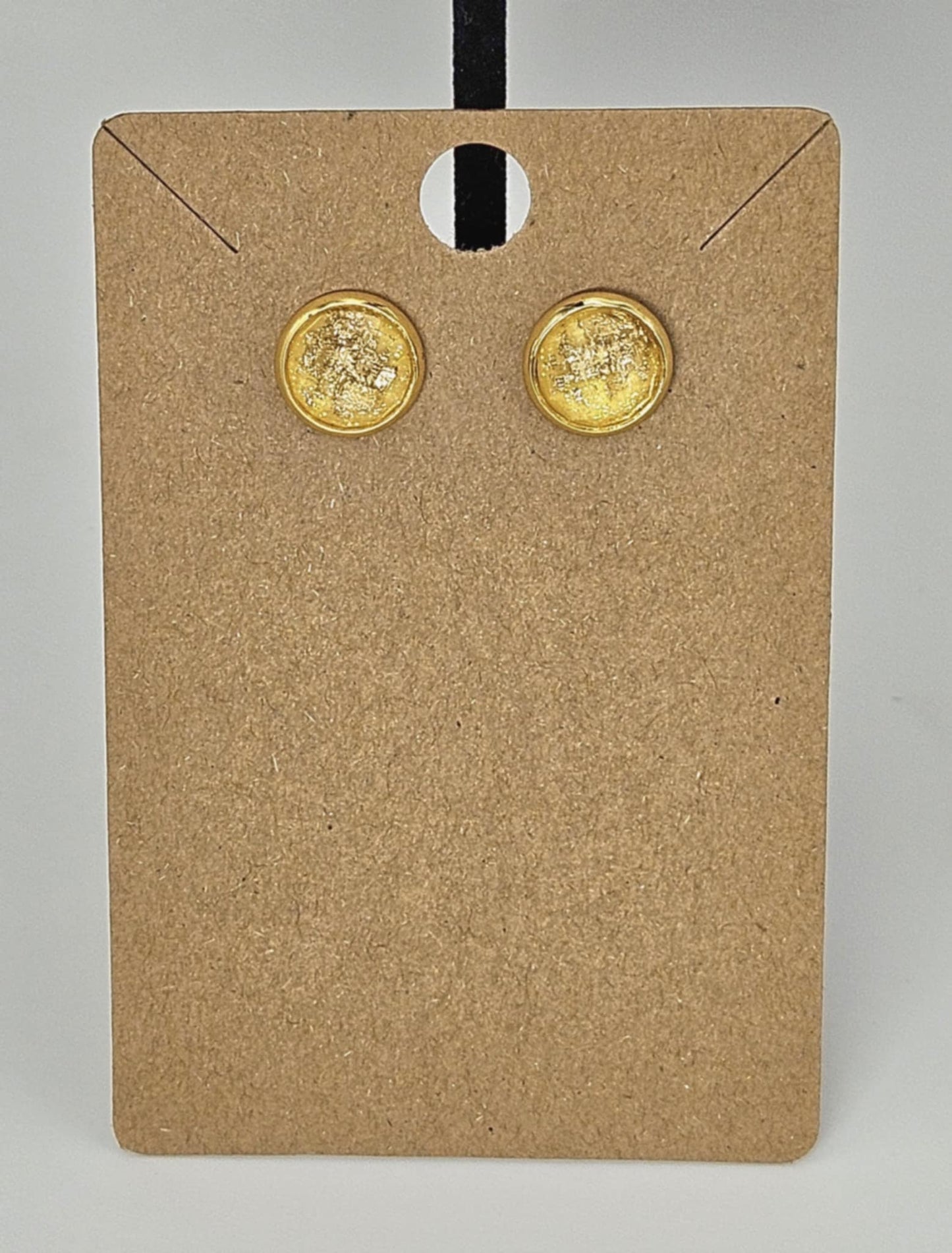Gold Speckled - Small Studs