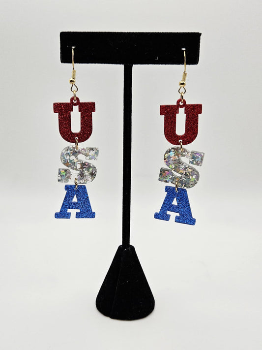 "USA" Earrings