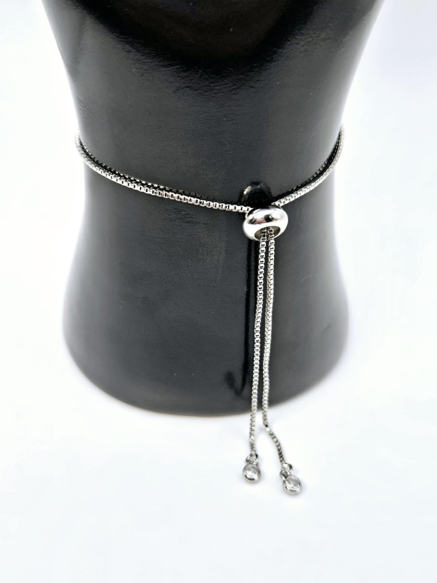 Double Heart Adjustable Bracelet