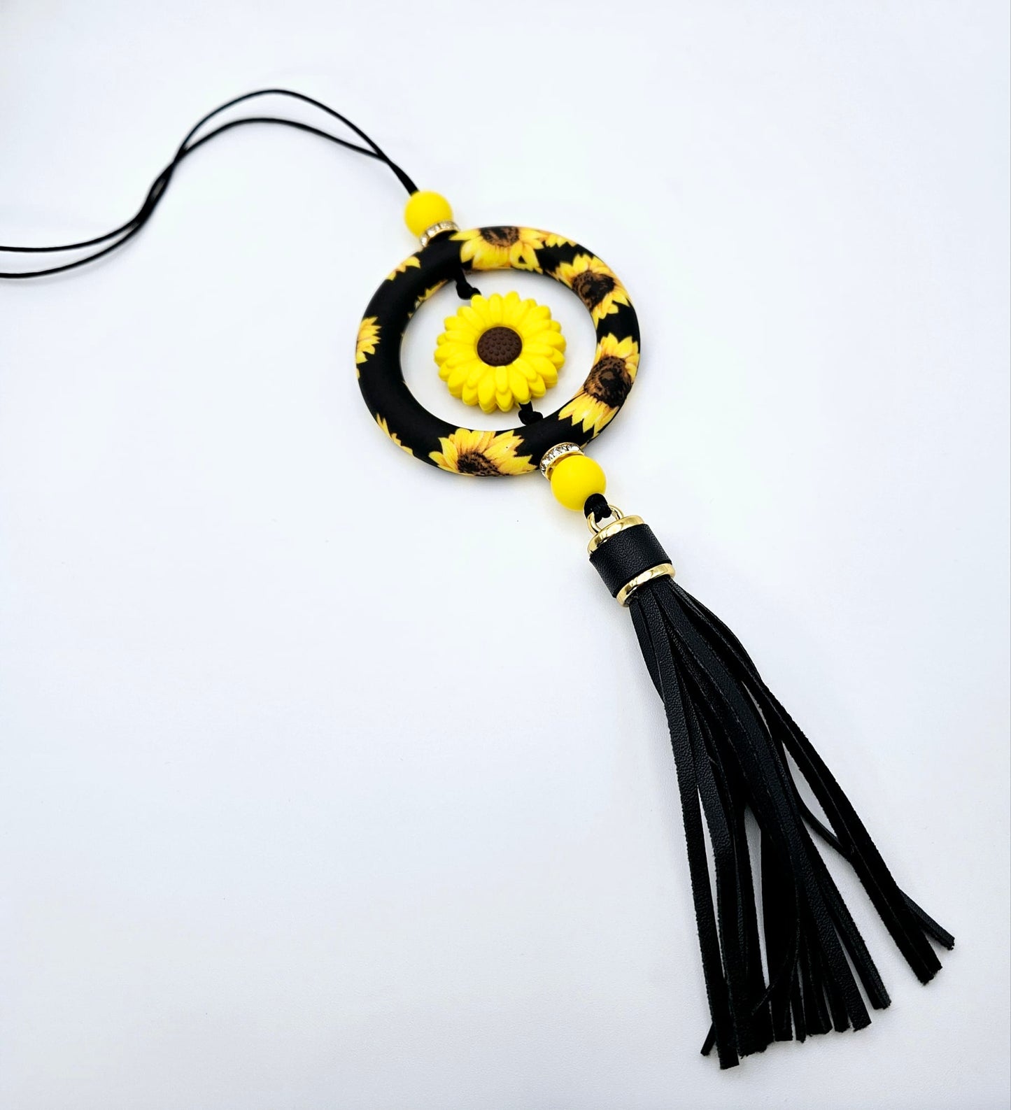 Sunflower Car Charm
