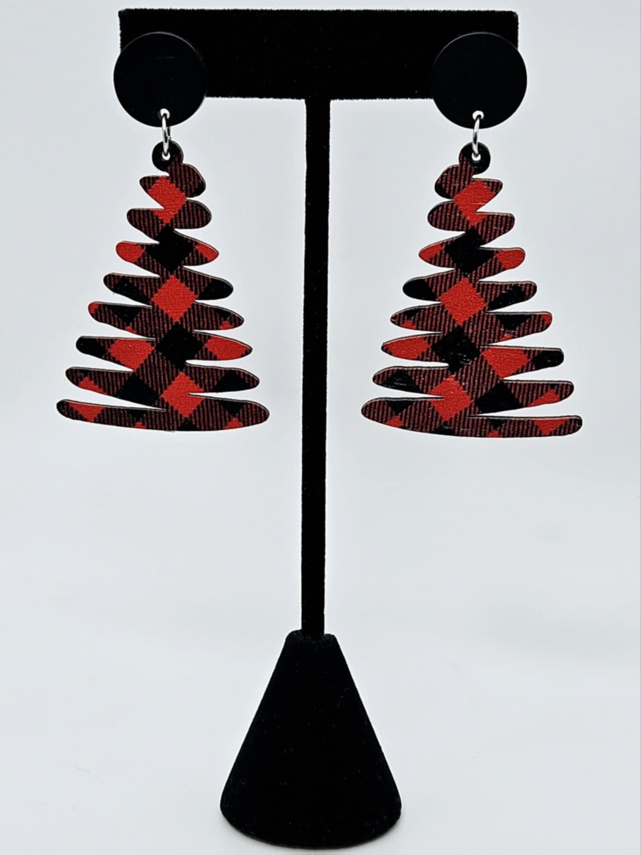 Wooden Tree Earrings