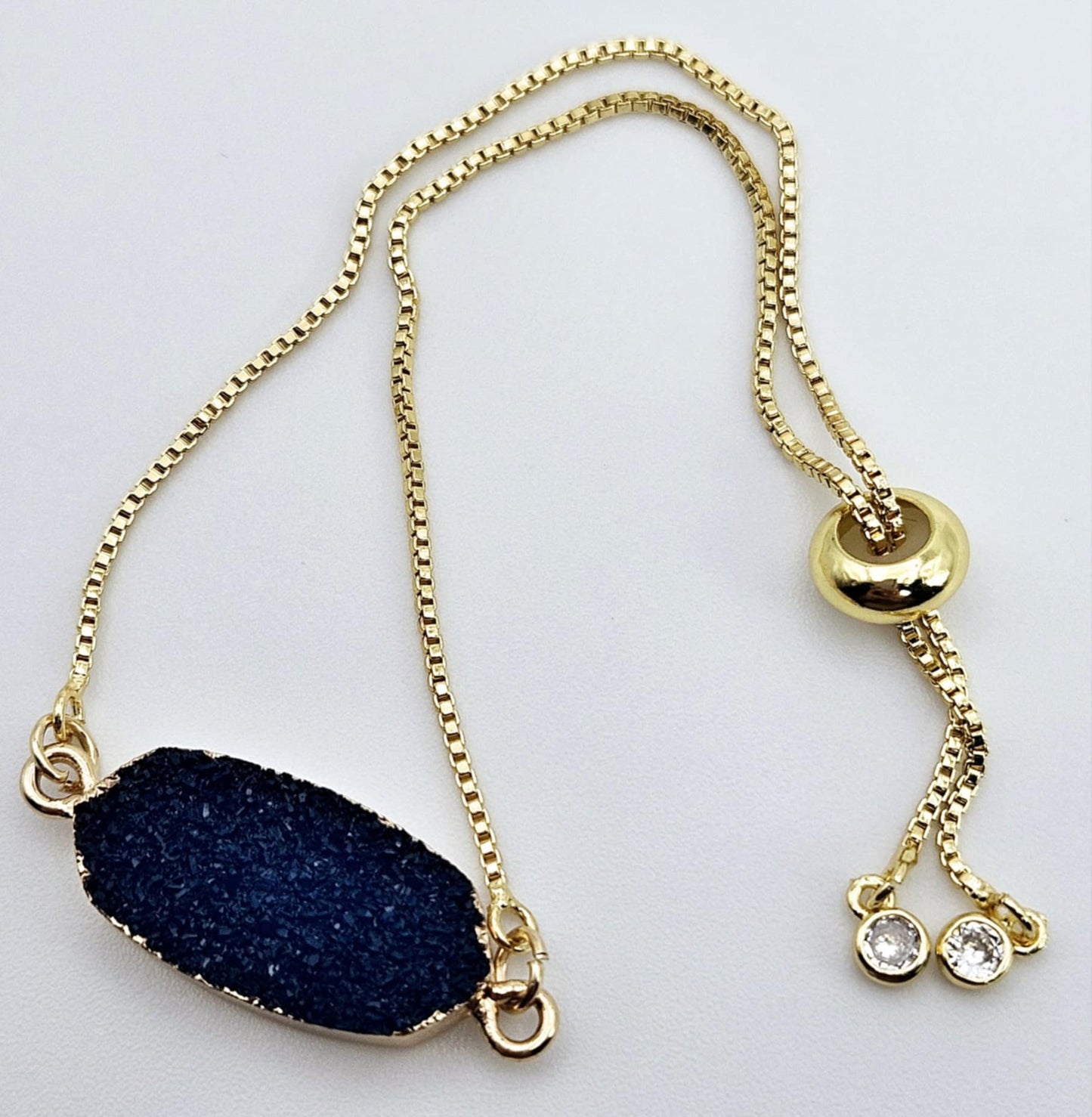 Druzy Adjustable Bracelet