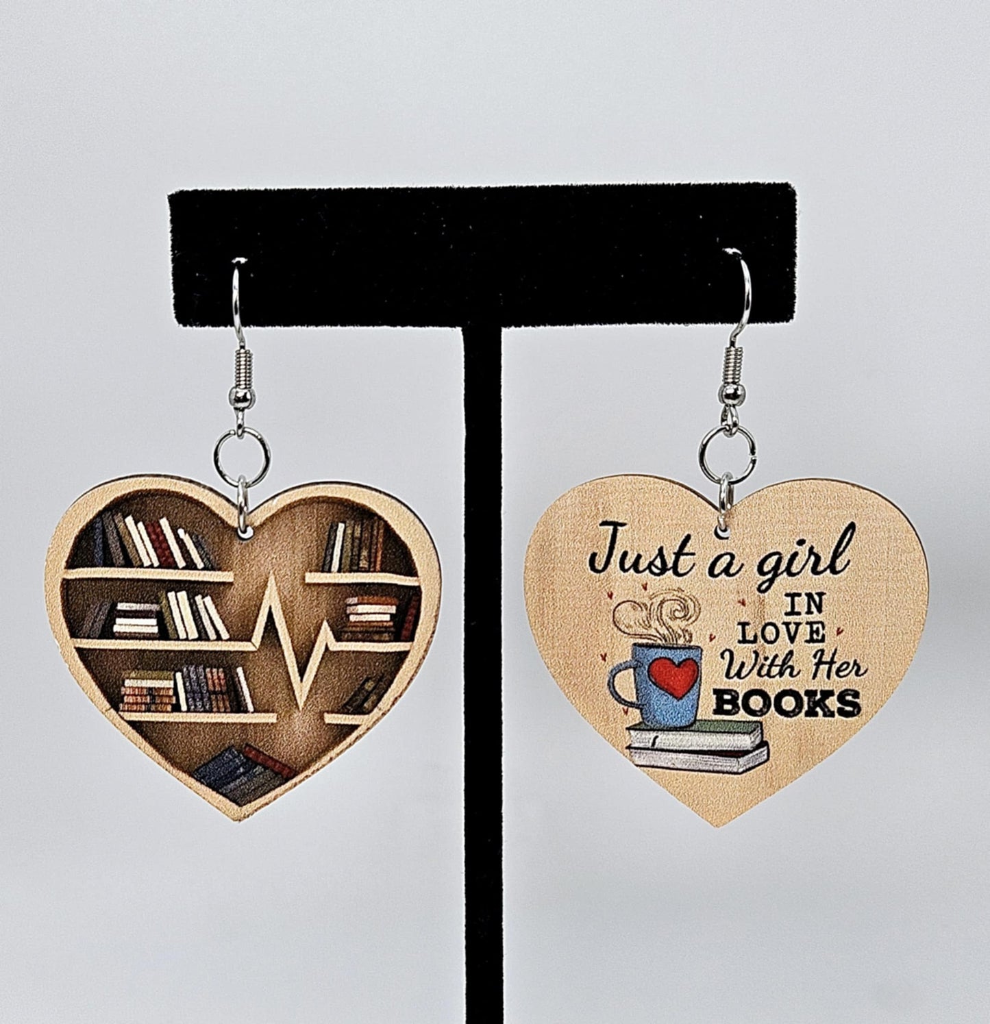 Book Love Earrings
