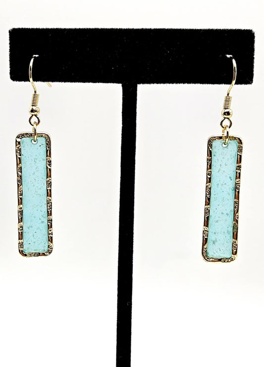 Aqua Bar Earrings