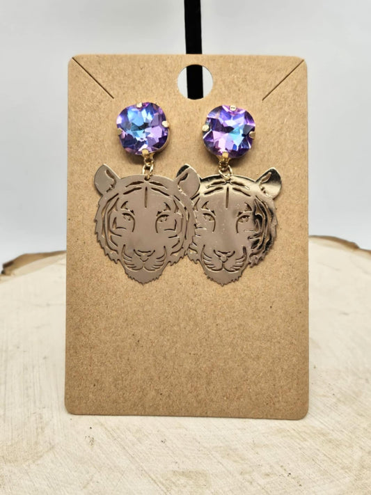 Tiger Drop Earrings