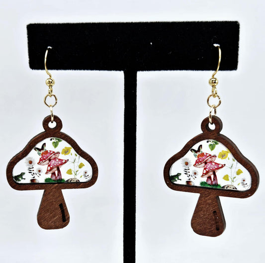 Mushroom Earrings