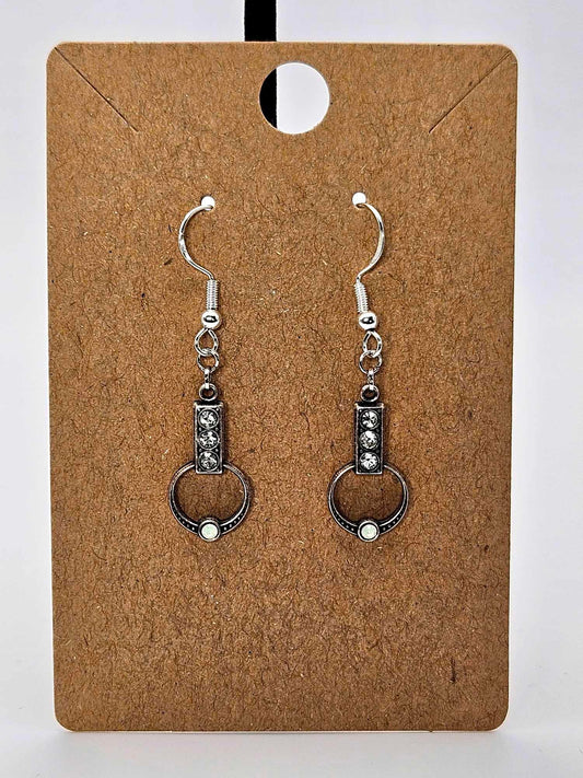 Chrysolite Art Deco Earrings
