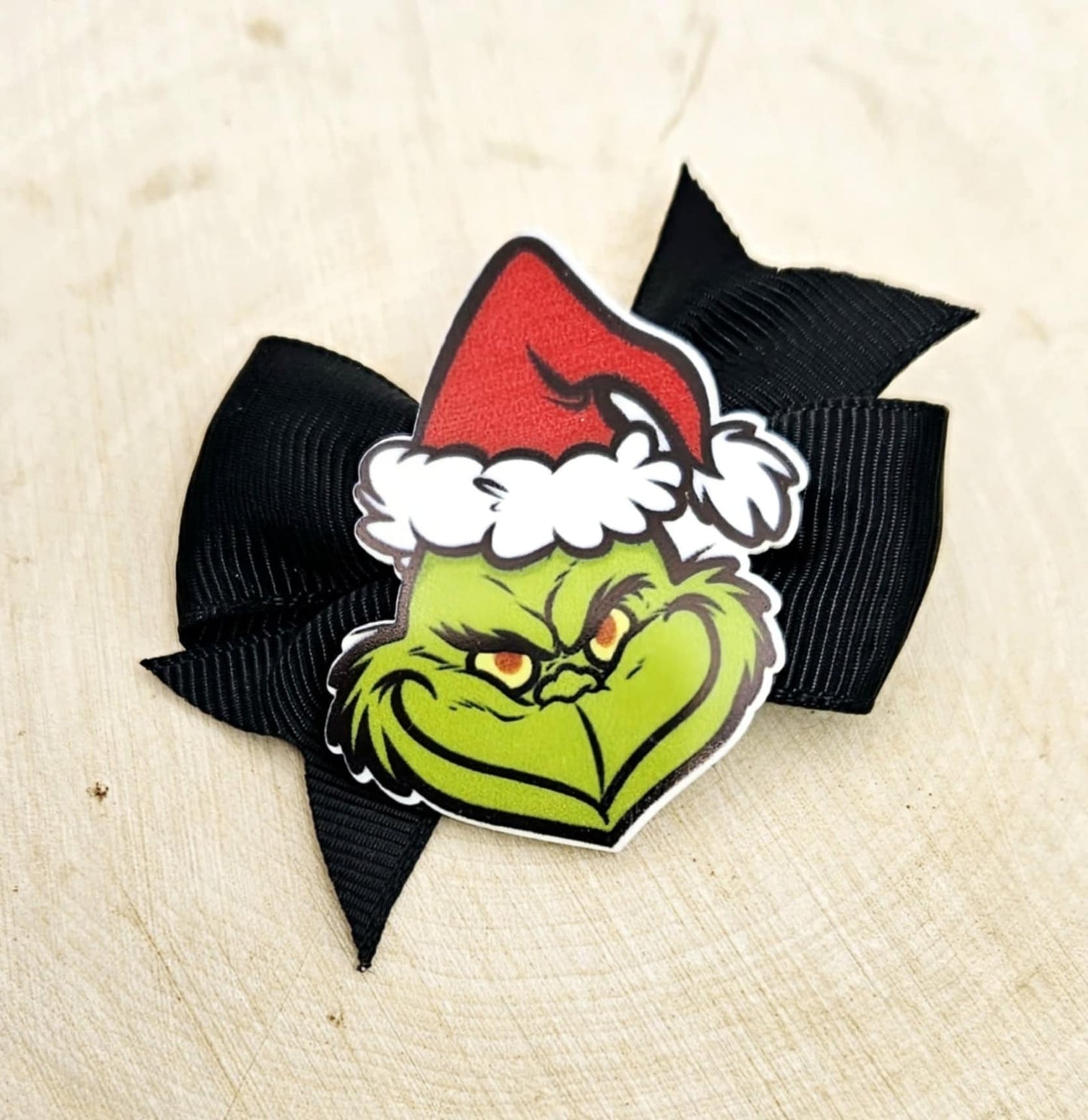 Grinch Hair Clips