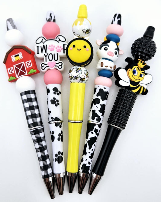 Beaded Pens (Set #4)