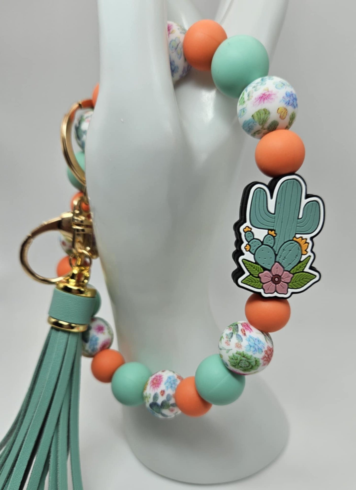 Cactus Keychain Bracelet
