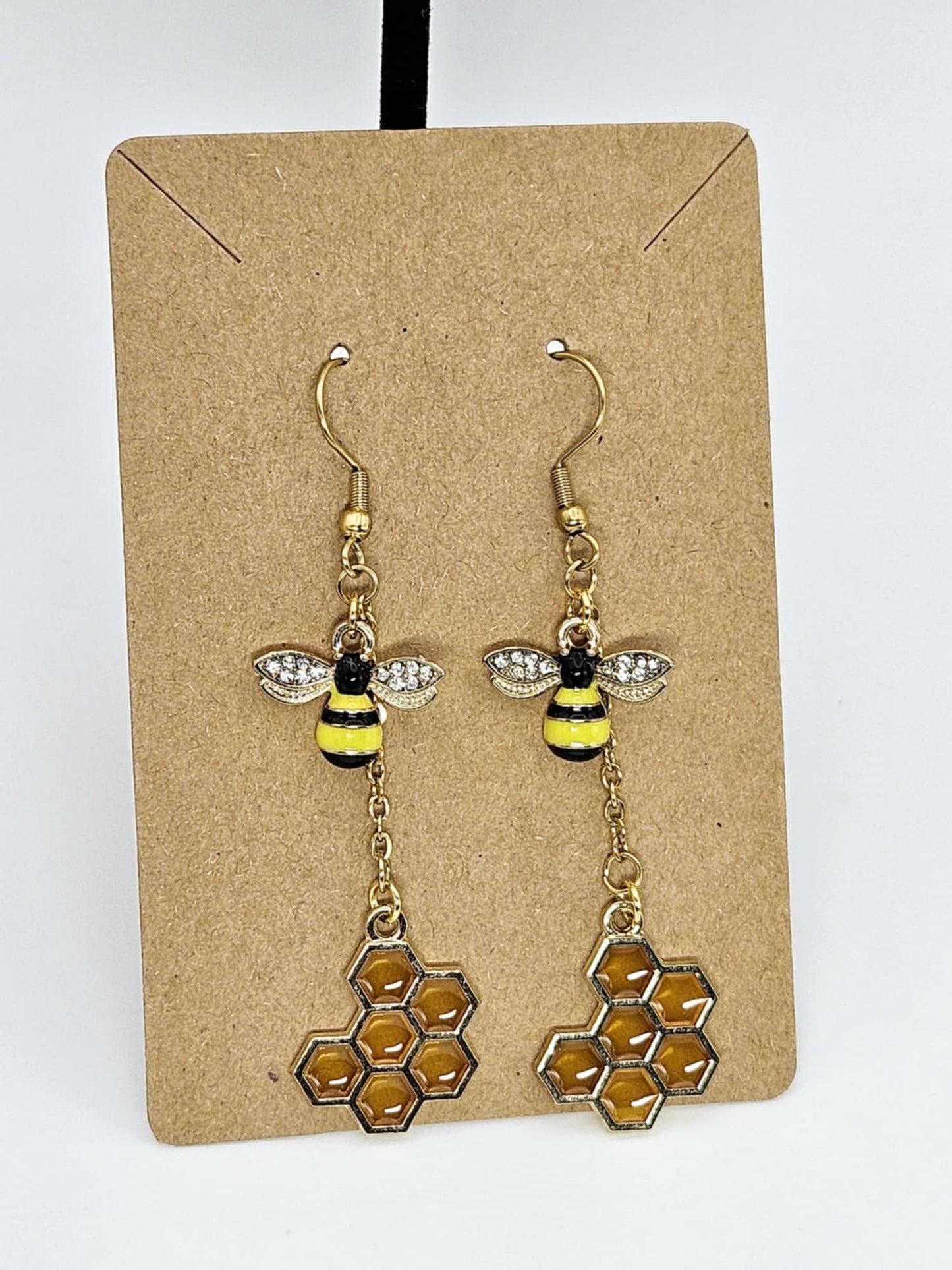 Honey-Bee Chain Earrings