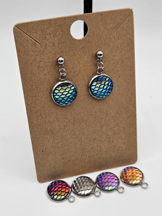 Mermaid Scale Earrings