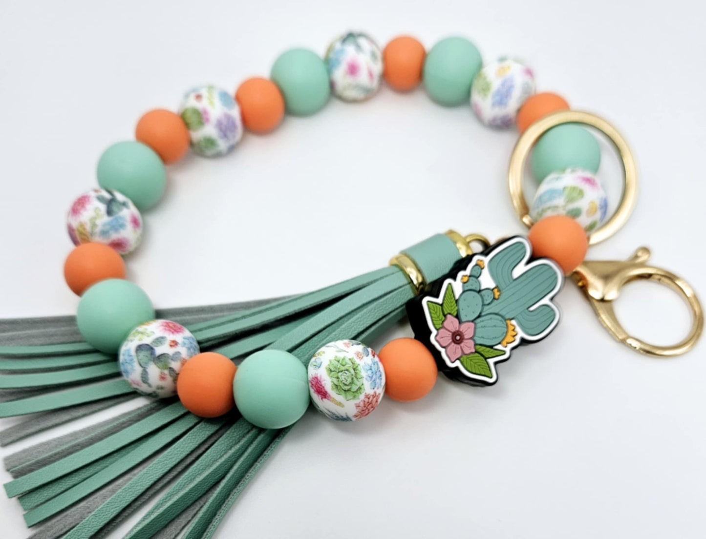 Cactus Keychain Bracelet