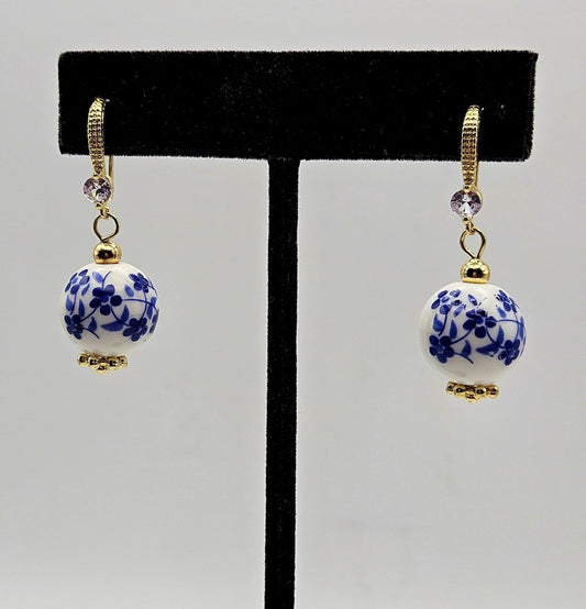 Ceramic Beaded Earrings